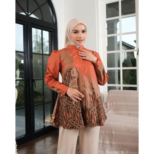 Batik Top Modern Long Sleeve