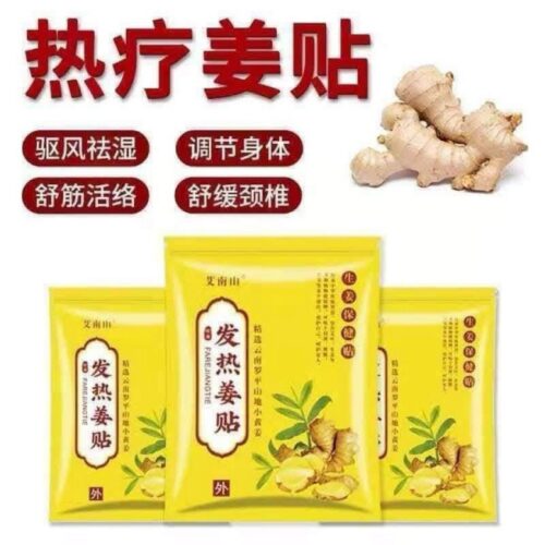 Ai Nan Shan Ginger Warming Patches (100 patches per pack)🌿🔥